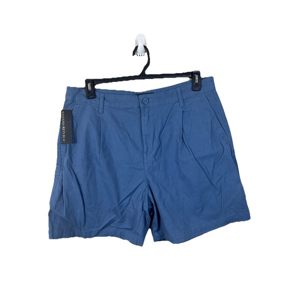 Banana Republic Pants - NWT Banana Republic Women's Pleat Front Shorts, Blue, Size 14